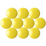 QUARTET MAGNETIC BUTTONS 20MM YELLOW PACK 10