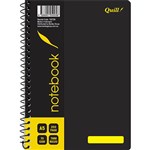 QUILL Q570 NOTEBOOK SPIRALBOUND 70GSM A5 200 PAGE BLACK