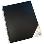 QUILL VISUAL ART DIARY 110GSM 120 PAGE 11 X 14INCHES BLACK