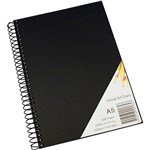 QUILL VISUAL ART DIARY 110GSM 120 PAGE A5 PP BLACK