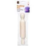EDUCATIONAL COLOURS WOODEN ROLLING PIN 225MM