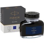PARKER QUINK FOUNTAIN PEN BOTTLE INK BLUE 57ML