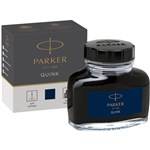 PARKER QUINK FOUNTAIN PEN BOTTLE INK BLUE BLACK 57ML