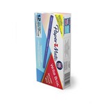 PAPERMATE WRITE BROS CAPPED 10MM BALLPOINT PEN BLUE BOX 12
