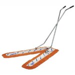 OATES FLOORMASTER SCISSOR DUST CONTROL MOP COMPLETE ORANGEWHITE