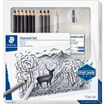 STAEDTLER 61 DESIGN JOURNEY LUMOGRAPH CHARCOAL MIXED SET