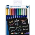 STAEDTLER 8325 METALLIC CALLIGRAPHY MARKER 28 MM ASSORTED PACK 10