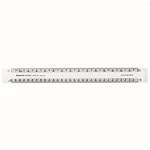 STAEDTLER AS12122 ACADEMY OVAL SCALE RULER 300MM CLEAR