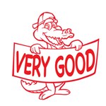 STAEDTLER 2SHINY MERIT STAMP VERY GOOD CROCODILE RED