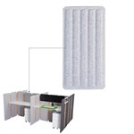 SEACHANGE SCREEN STRAIGHT 560 X 1400MM CHARCOAL  LIGHT GREY