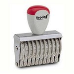 TRODAT 15510 CLASSIC NUMBERER STAMP 10 BAND 5MM BLACK