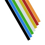 VISTA MAGNETIC WHITEBOARD STRIP 300 X 13MM PACK 2 BLACK