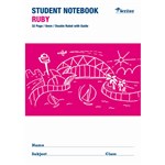 WRITER STUDENT NOTEBOOK 6MM DOUBLE RULEDGUIDE 32 PAGE 250 X 175MM RUBY