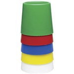 EDUCATIONAL COLOURS WATER POT SIZE 5 ASSORTED PACK 5