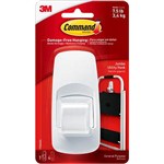 COMMAND ADHESIVE JUMBO HOOK WHITE PACK 1 HOOK AND 4 STRIPS