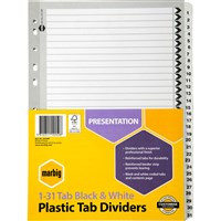 Black and White Dividers